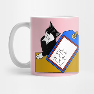 Cat in a box  Copyright TeAnne Mug